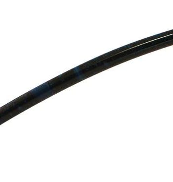 15”  Curved Pear Rosewood Tobacco Pipe - Long Black Stem