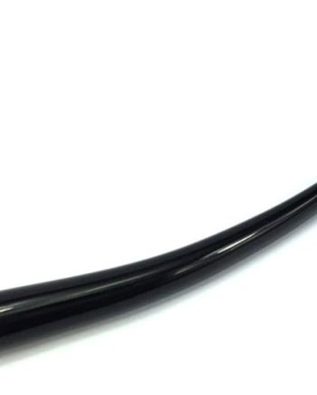 Churchwarden Pipe Bent Stem Replacement with Metal Ring Decoration Fit 9mm PAPER Filters BE0044