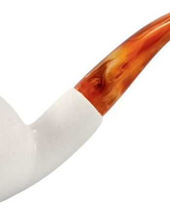 Standard Apple Smooth Bent Meerschaum Pipes