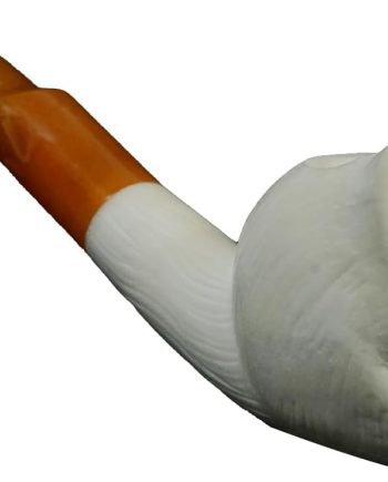 Cat Genuine Block Meerschaum pipe handmade with box