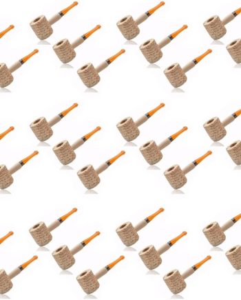 36PCS Disposable Natural Corn Cob Practice Pipe